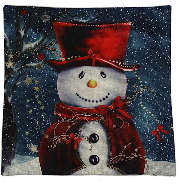 Jul Snögubbe Örngott Kuddfodral Heminredning Design Örngott Örngott