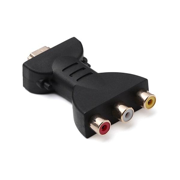 HDMI-AV-sovitin, HDMI-RGB-RCA-komponenttisovitin 1080P ääni- ja videosynkronointisovitin televisiolle, kannettavalle tietokoneelle, HDTV:lle, DVD:lle jne.