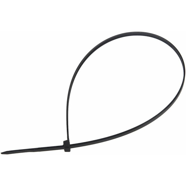 Kabelbindere / Lynlåsbindere Wraps, Sort 100stk 400MmX5Mm
