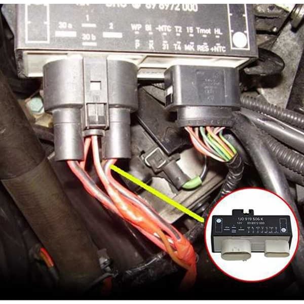 Radiatorventilator-styrerelæ til Golf MK4 til - A3 TT 1J0919506K