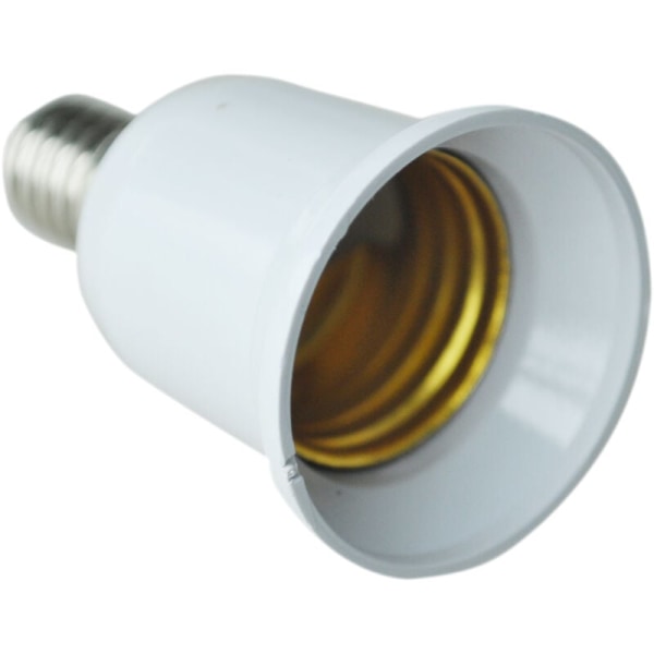 CFL LED-lampadapter/E14 till E27-sockelomvandlare