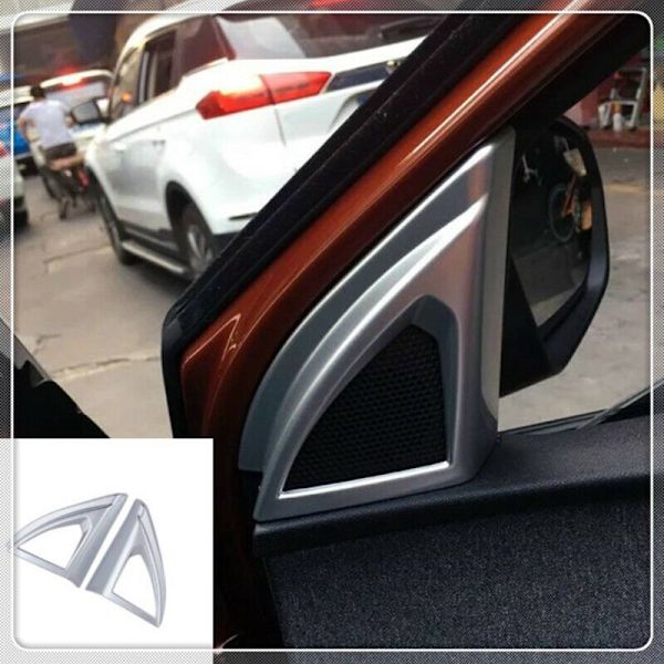 for 5008 4008 2017 Interiør Stil Matt Sølv A Pillar Speaker Panel Audio Deksel