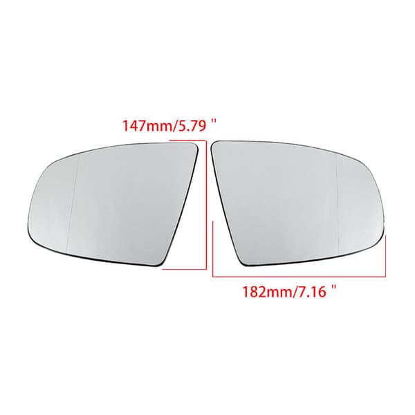 Höger backspegelglas med värme + justering för X5 E70 2007-2013 X6 E71 E72 2008-2014