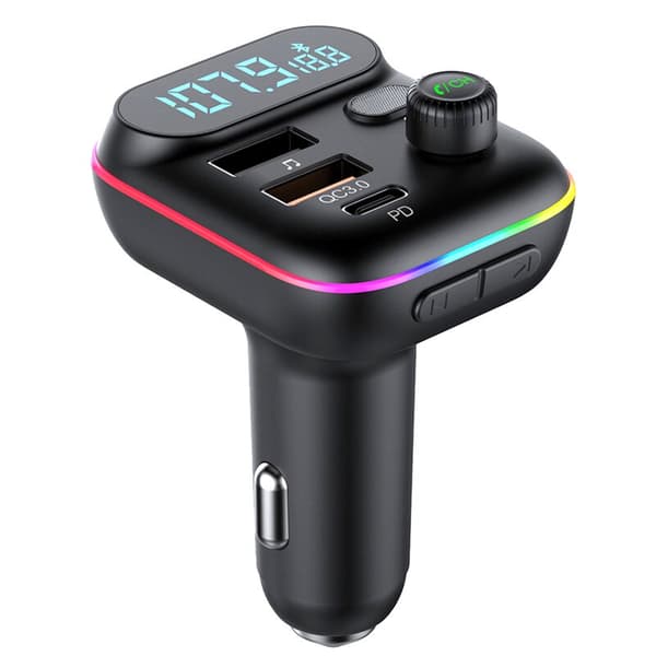 T70 Bil Bluetooth MP3-afspiller FM-sender Universal USB-oplader Tilbehør