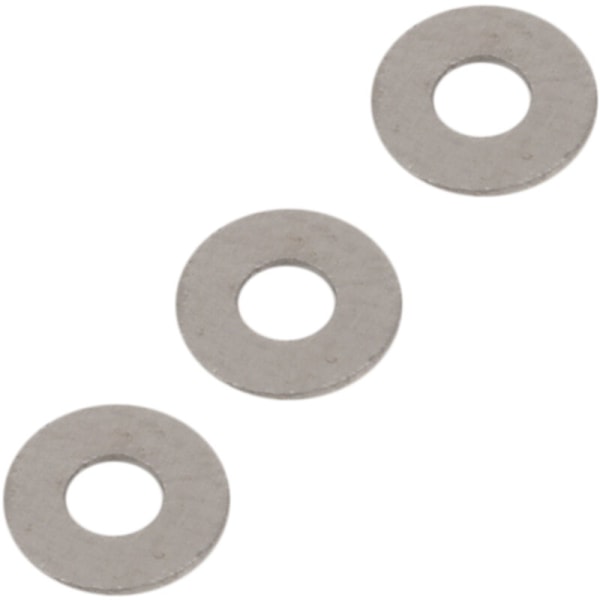 Rostfria plana brickor för metriska M2-bultar och skruvar 2,2 mm x 5 mm x 0,3 mm 50 st