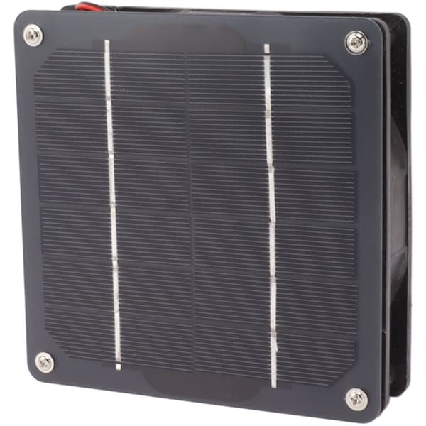 5W Solpanelventilator Energibesparende Monokrystallinsk Solpanelventilator til Kyllingehus Skur Dyrehus DC12V