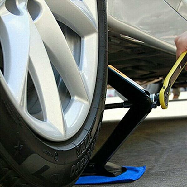 Työtä säästävä automaattinen tunkin räikkäavain Auton tunkki ja pyöränpulttiavaimen kahva moottoripyörälle, autolle, SUV:lle ja muille ajoneuvoille (musta)