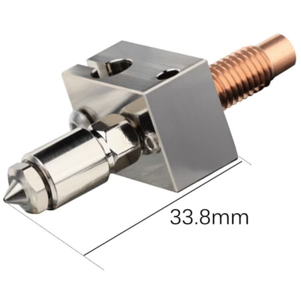 Adapter til V6 Pro til at øge V6 / Rapido Hot End Super Flow til højhastigheds 3D-print og tilpasning til CHT-dyser