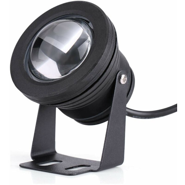 LED-ulkovalaisin kaukosäätimellä veneille ja jahdeille 10W 12V RGB LED-pistevalo vedenkestävä lamppu kaukosäätimellä (musta)