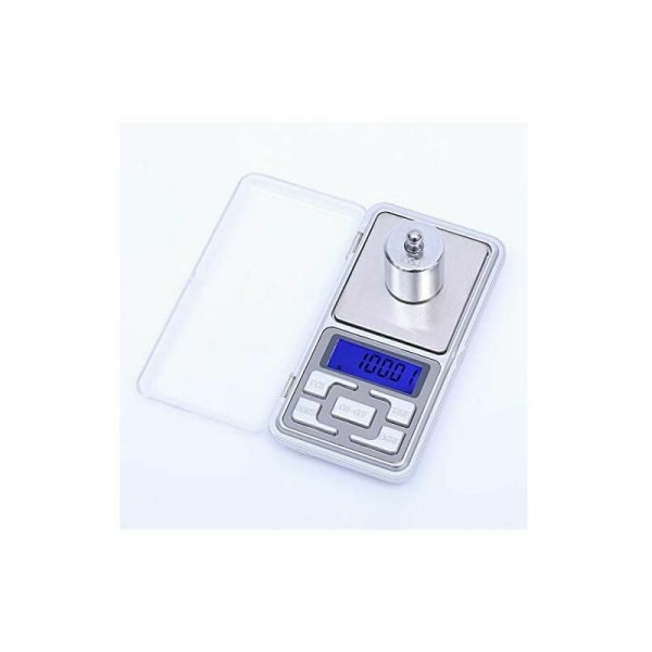 Elektronisk våg, fickvåg, 500g/0,1g Mini fickdigitalvåg för smycken/te/jäst/kaffe kök gram (500g/0,1g)