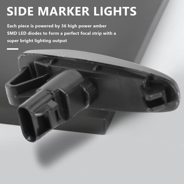 Røget dynamisk LED sidemarkeringslys til X Sport 2011-2020