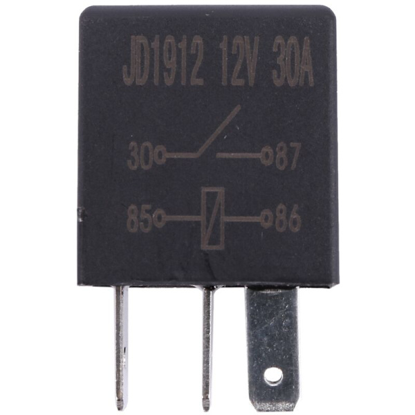 5 x 30A AMP 12V 4-bens SPST Bilrelæ Kit til Blæser Brændstofpumpe