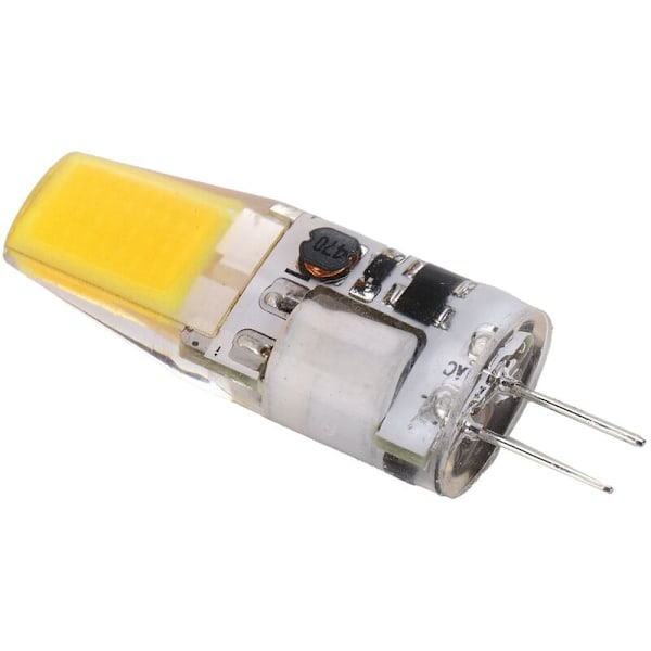 G4 LED COB-lampa 5W 600LM, Silikonkronljus, Taklampa, AC/DC 12V, 4.2x1.3cm, Naturligt ljus 4000 till 4500K