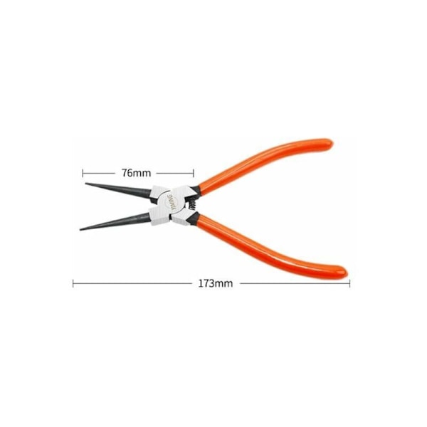Sats med 4 Cirkelpliers, Inre och Yttre Cirkelpliers med Väska, Längd 180mm, Spetsstorlek 1.6mm-