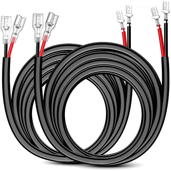 2 stk 16 AWG 10 fot 3 ledningsnett forlengelsessett Ledningsnett forlengelsessett for LED arbeidslys Ba