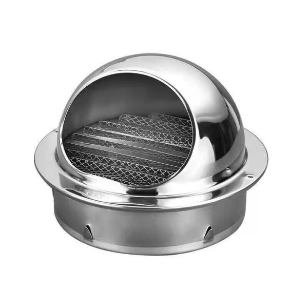 Bcc Round Air Vent, Air Vent Cover, Stainless Steel Air Vent for Duct Ventilation with Mosquito Net, 80mm (1 Piece),AAFGVC