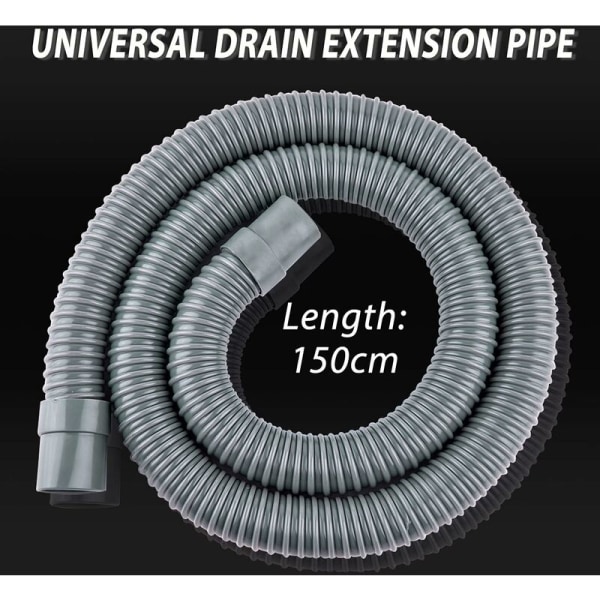32 mm flexibel slang för swimmingpool - 1,5 m lång -