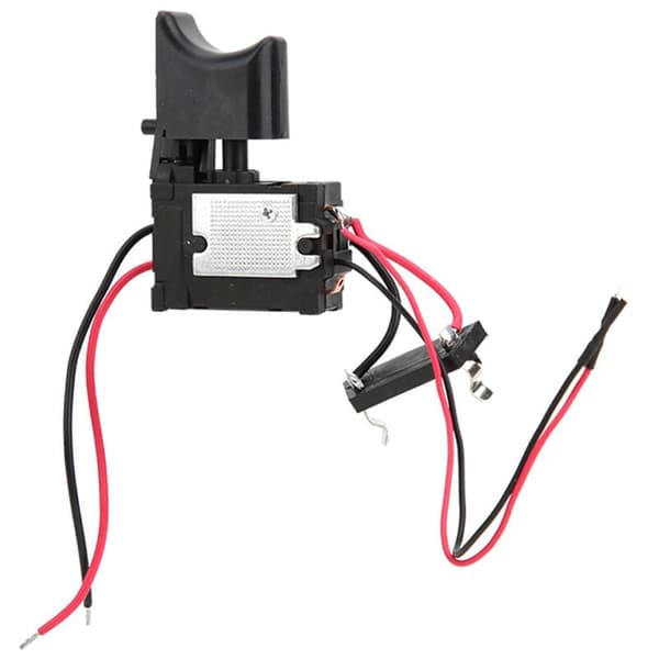 7,2V-24V Drill Speed ​​Controller Drill Switch Lithium Battery Cordless Drill Speed ​​Control Trigger Switch med lys