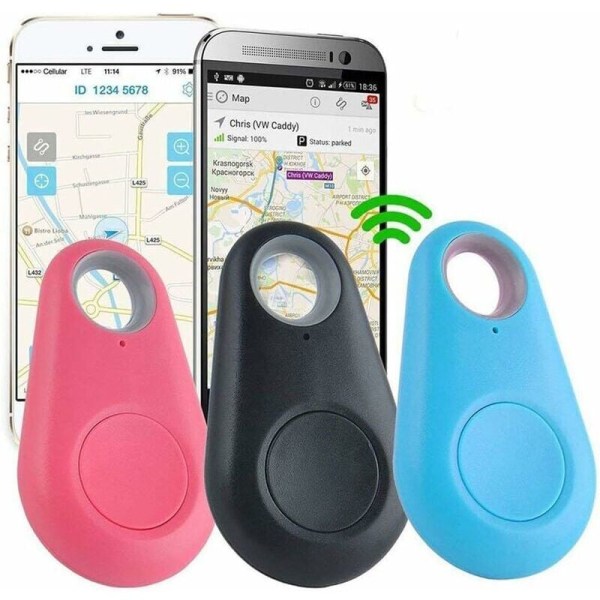3PCS Bluetooth Intelligent Locator Tracker, GPS Tracker Smart Key Finder Locator Wireless Anti Lost Alarm Sensor Device for Kids Dogs Wallet Car Pet