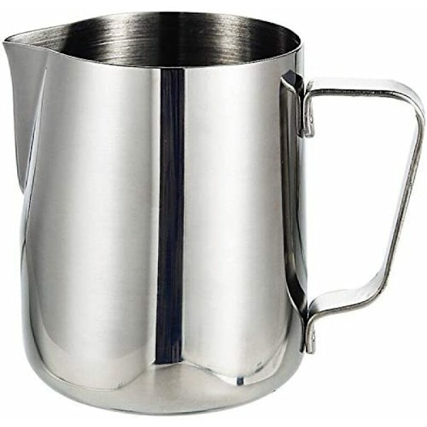 400 ml Melkekanne i Rustfritt Stål, Melkeskummingkopp, Melkekanne