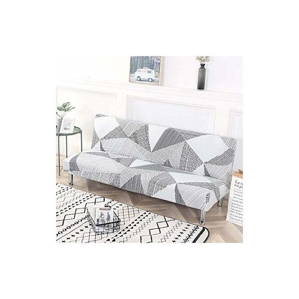 Sovan peitteet Varrettomat sohvasänky peitteet, Spandex venyvä futon liukuesuoja, liukumaton elastinen taittuva sohva suojus sopii 2-3 istuttavaan taittuvaan
