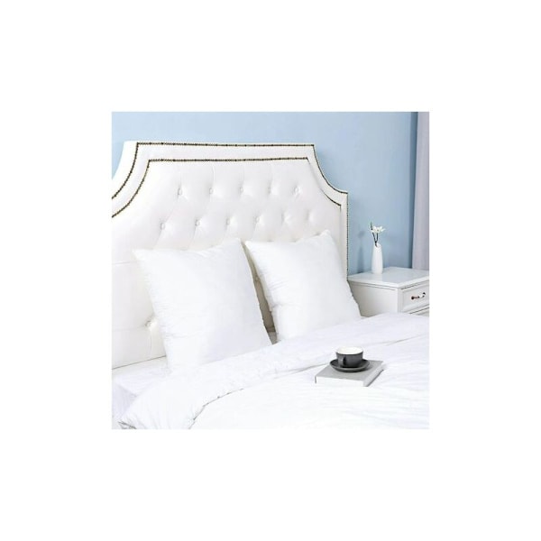 Vedenpitävä tyynynpäällinen (50x70cm, 2 kpl) - Vetoketjullinen tyynynpäällinen - Hengittävä ja hikoilun- ja punkkienkestävä - Valkoinen polyesterityynynsuoja