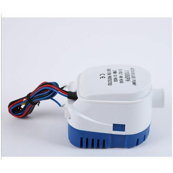 Bilgepumput, 12V 1100 GPH Automaattinen Bilgepumppu Uppopainepumppu Hiljainen Nestepumppu Veneille, Lammikoille, Uima-altaille