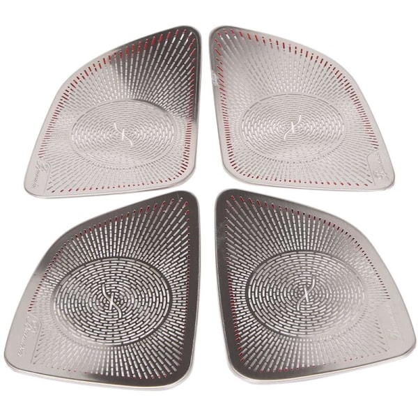 Bilstereo högtalarskyddshorn trimtillbehör för C-klass W206 C260 2022 Silver