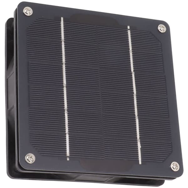 5W Solpanelventilator Energibesparende Monokrystallinsk Solpanelventilator til Kyllingehus Skur Dyrehus DC12V