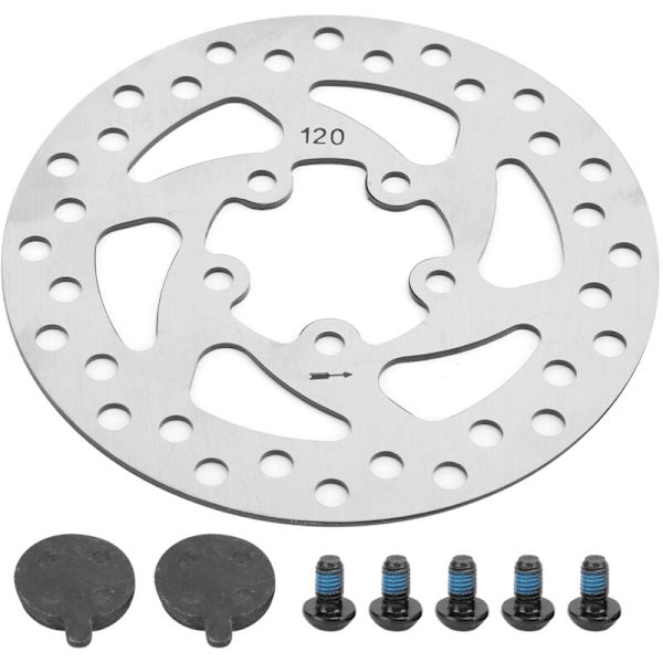 120mm 5-huls Bremse Skive Rustfrit Stål Bremse Rotor til M365/PRO/PRO2 El-Scooter