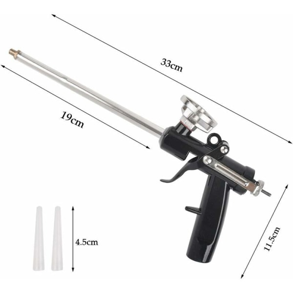 Skumpistol, polyuretanskum pistol, TPE ekspanderende skumpistol, egnet for pistolskum monteringsskum, Sunny