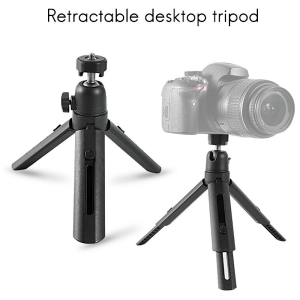 DSLR SLR Telefon Vlogg Stativ Kalla Skor Telefonhållare för Mikrofon Mini Stativ för DSLR Kamera