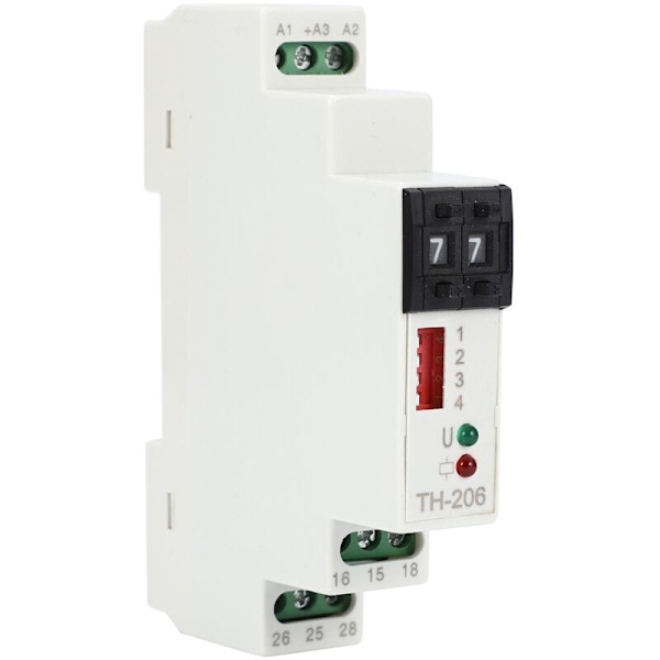 TH-206 220V Universal High Precision Cyclic Time Delay Relay för mekaniska automatiserade styrsystem