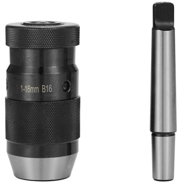 MK2-B16 integrert borchuck + 1-16mm B16 selvlåsende chuck