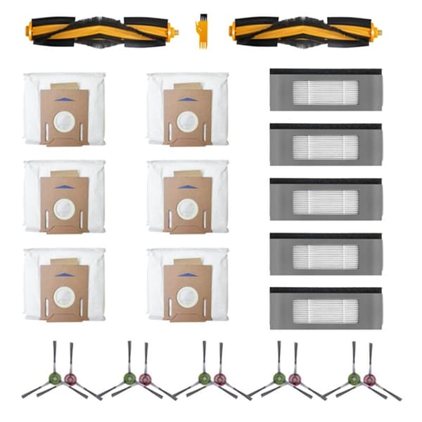 Reservedeler for DEEBOOT OZMO T8 / Max N8 plus Pro - Hovedsidebørste, HEPA-filter, støvpose