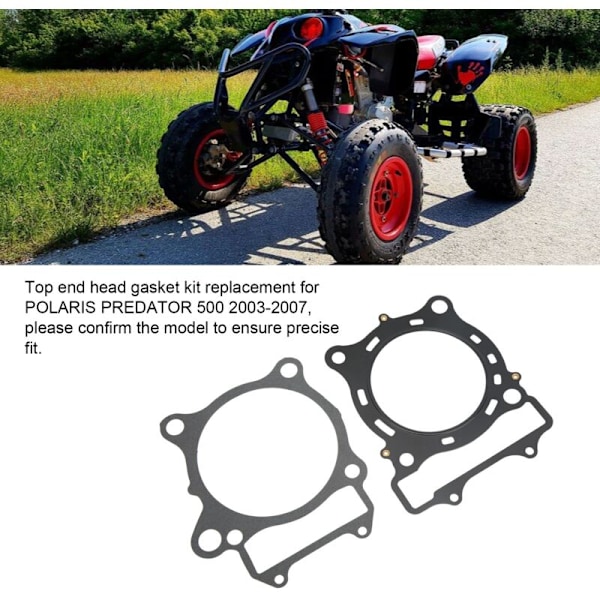 Powersports Motordeler Premium Topppakningssett Erstatning 1032020119 for POLARIS PREDATOR 500 2003-2007