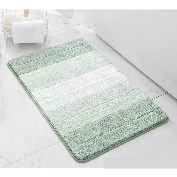 Sklisikker Badematte - Mikrofiber Tørkende Dusjmatte for Bad - Absorberende Badematte og Dusjgulvmatte-E