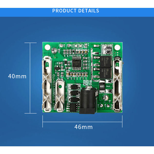 5 st 5S 18V 21V 20A Litiumbatteri Laddningsskyddskrets BMS-modul för elverktyg