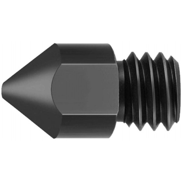 5 st/förpackning 3D-skrivardelar MK8 Härdat stålmunstycke 1,75 mm 0,4 mm för MK8 3 CR10 CR10S Hotend-kit