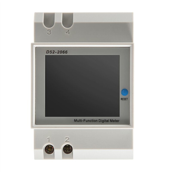 Din Rail AC Monitor 6IN1 40-300V 100A Spänning Ström Effektfaktor KWH Aktiv Elektrisk Energi Frekvensmätare VOLT AMP