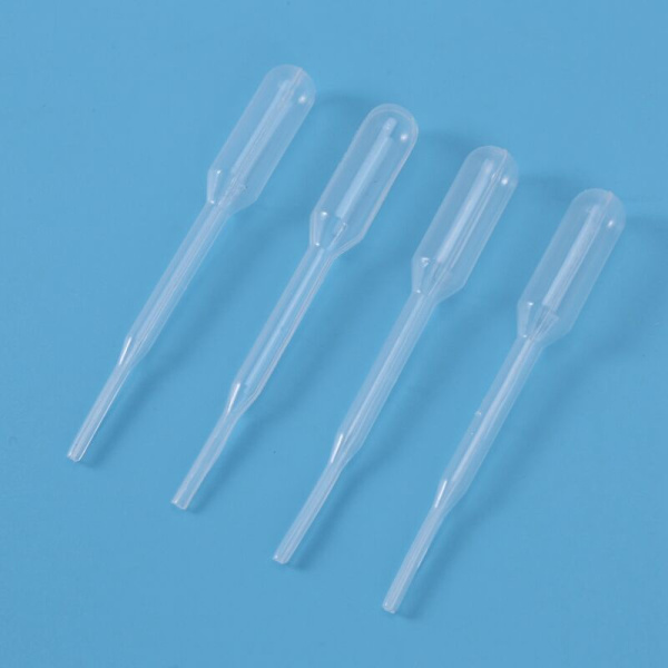 1000 stk 0,2 ml Graderte Overførings-pipetter og Engangs-polyetylen-dråpeteller