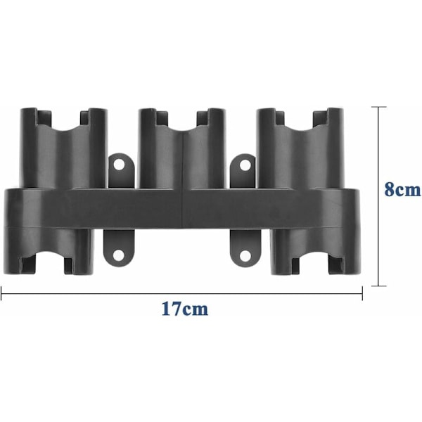 2 stk. Veggmontert Holder for Dyson V11 V10 V8 V7 Støvsuger, Veggmontert Dokkestasjon Tilbehør Oppbevaringsholder for Dyson Cyclone V10 V11 V8 V7 Sv1