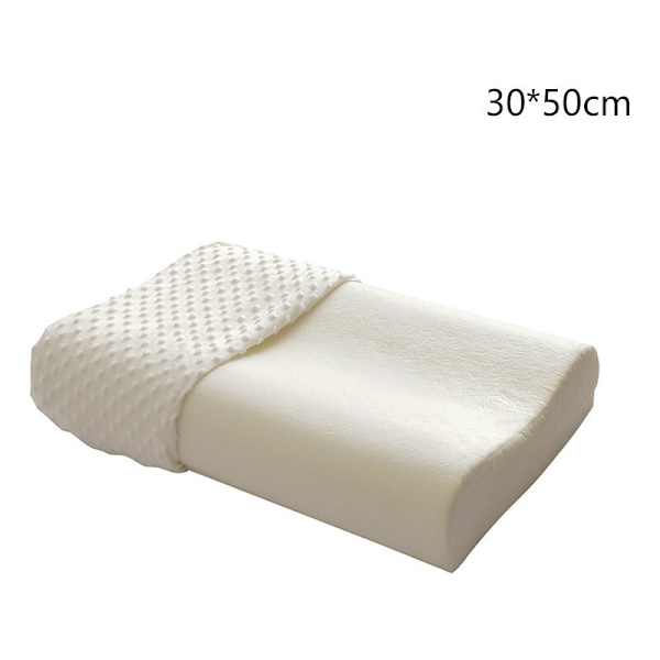 Minnesskumkudde Ortopedisk Kudde Latexfiberkudde Långsam Rebound Mjuk Massagerkudde Cervikal Hälsovård-30X50Cm