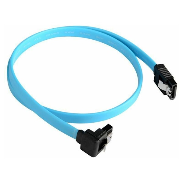 5 stk SATA 3.0 SATA3 III 6GB/S Kabel 90 Graders Høyre Vinkel for Harddisk