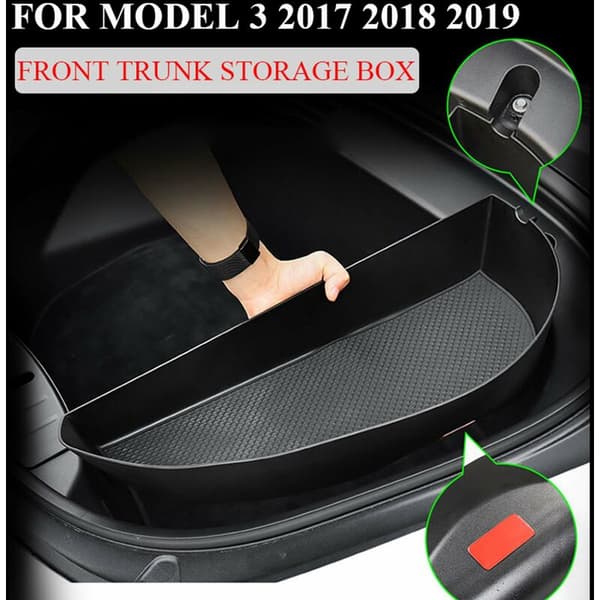 Bagageutrymmesförvaringslåda för Model 3 2017-2019, inredningstillbehör