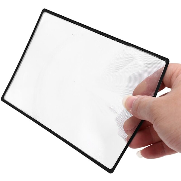 Läsplatta 3-Zoom Förstoringsglas Svart