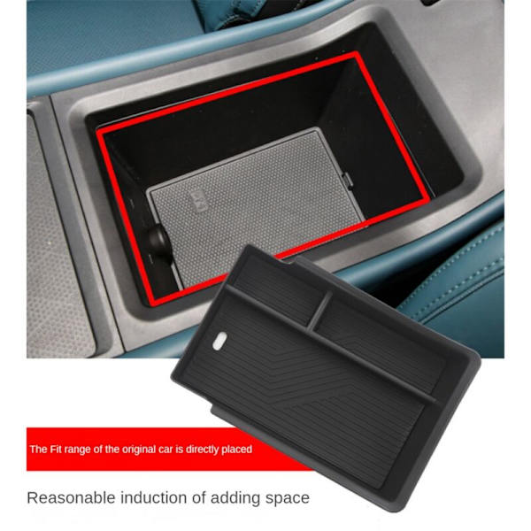 Til MG7 MG 7 2023 2024 Midterkonsol Organizer Armlæn Opbevaringsboks Bakke Interiør Tilbehør