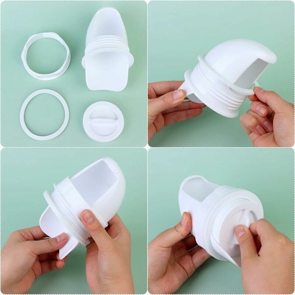 8 Ports Fjerkræ Foderautomatisk Kyllingefoder Fjerkræ Pro Foder DIY Universal Kyllingefoder Kit Anti-Spild Anti-Skadedyr Fjerkræfoder til Spande
