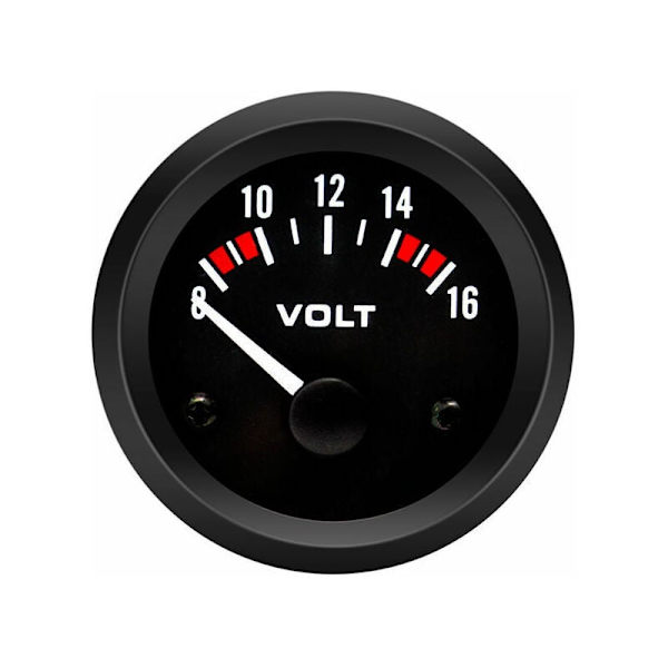 Voltmeter Volt Gauge BX100007 52mm/2in Voltmeter Gauge（8-16V） bil voltmeter gauge+gorgeri universal 12v voltmeter