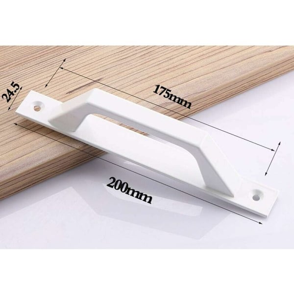 Kjøkken Plast Glassmontert Glass Aluminium Dørhåndtak Aluminium Legering Dørhåndtak-DENUOTOP